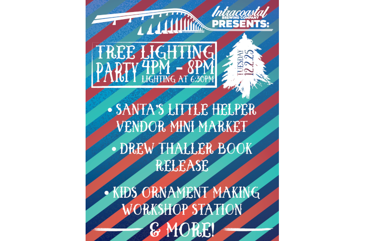 Tree Lighting Celebration at Intracoastal Brewing Company
